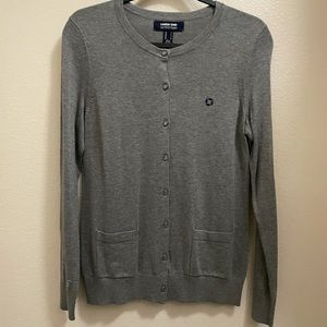 Chase Uniform Cardigan gray with pockets